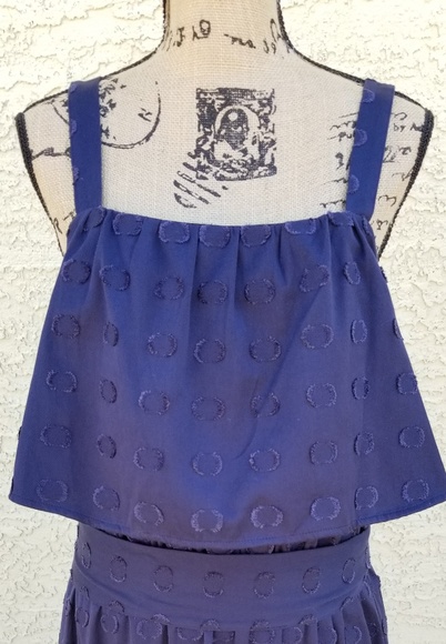 1901Clip Dot Popover Maxi Dress - Picture 2 of 13